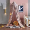 Ciel de lit rose bonbon
