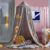 Ciel de lit rose bonbon