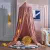 Ciel de lit rose bonbon